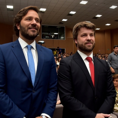 Dos sete titulares, Eduardo Porto e Rodrigo Novaes são os "calouros" - Foto: Alysson Maria/TCE-PE