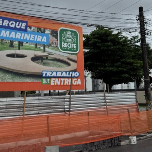 Obra foi inaugurada antes da conclusão